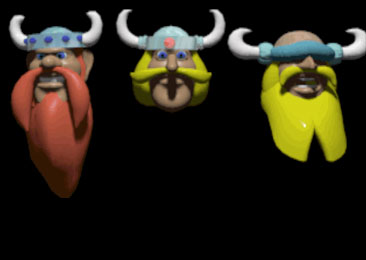 3D Lost Vikings