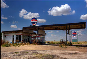 gas station
